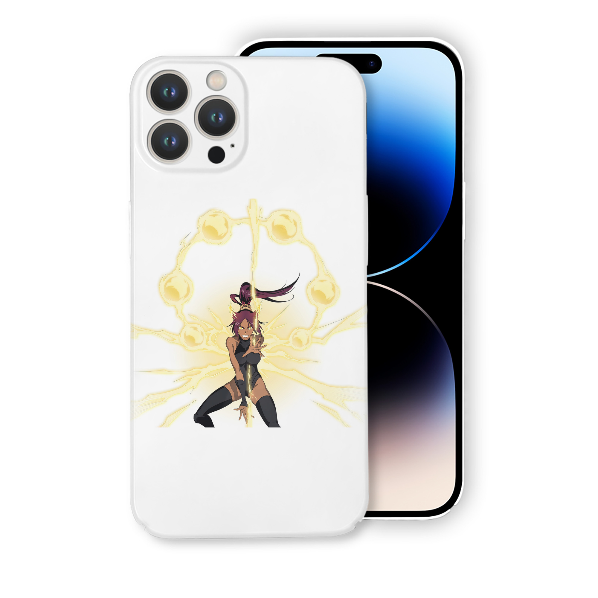 （画像用） ブリーチ 四楓院 夜一（しほういん よるいち） BLEACH Shihouin Yoruichi 【iPhone 14シリーズ対応】ハードケース